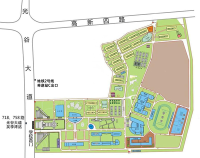 武漢軟件工程職業學院考點乘車路線圖